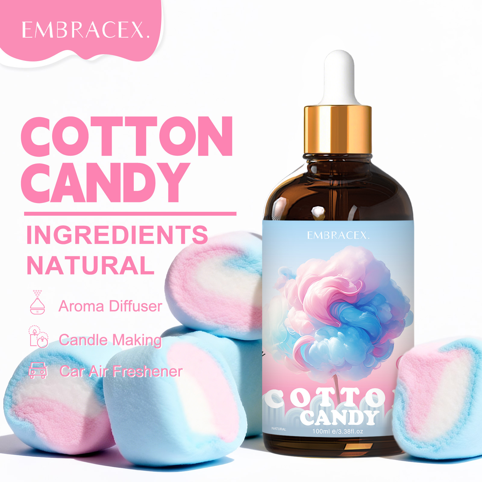 100ml Cotton Candy Fragrance O - Perfume Fragrance Oil 评论和价格