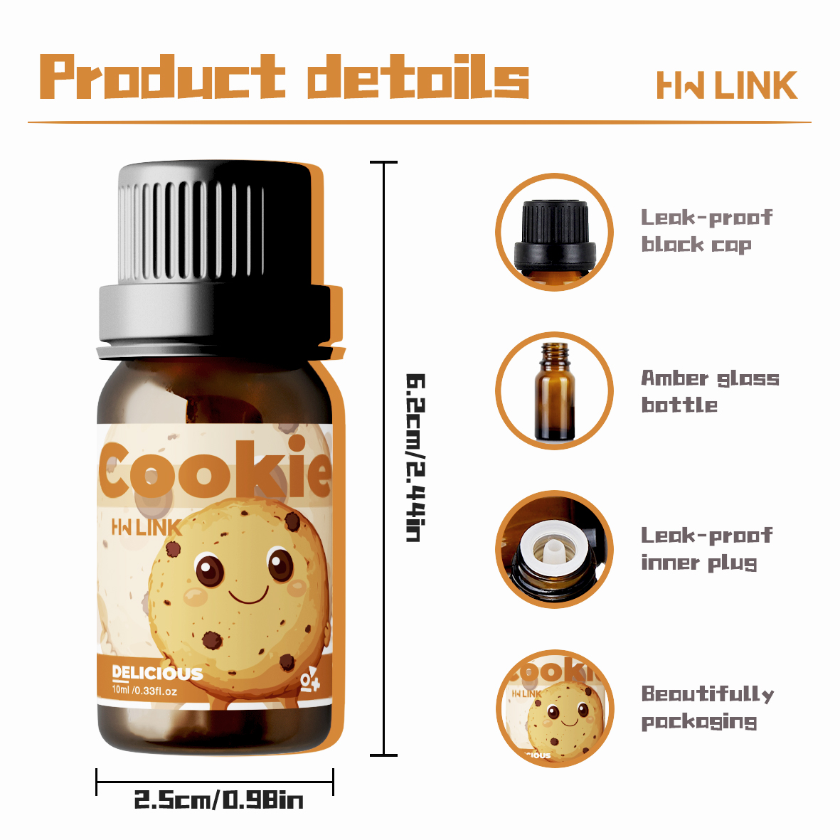 10ml Cookie Fragrance Oils For - Perfume Fragrance Oil 评论和价格