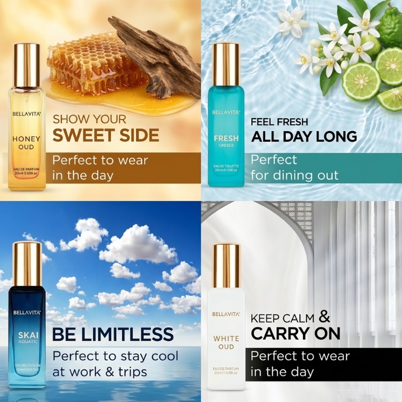 20MLx4 Unisex Mini Perfume Set - The Collection Perfume Fragrance 评论和价格